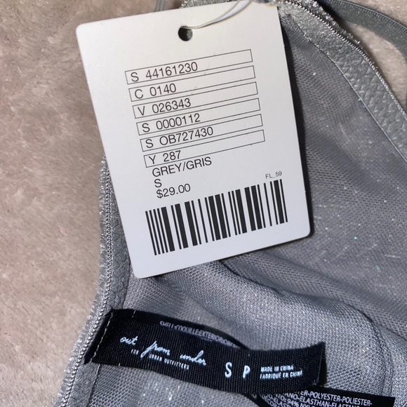 Urban Outfitters Grey Beaded Bralette - Picture 5 of 5